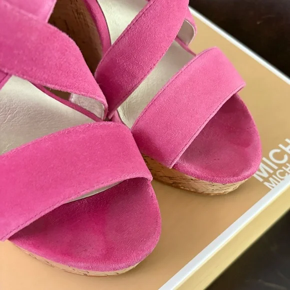 Michael Kors Giovanna Wedge Sandals - Picture 5 of 14